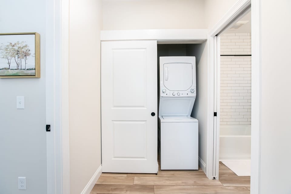 Garage Loft Laundry Area