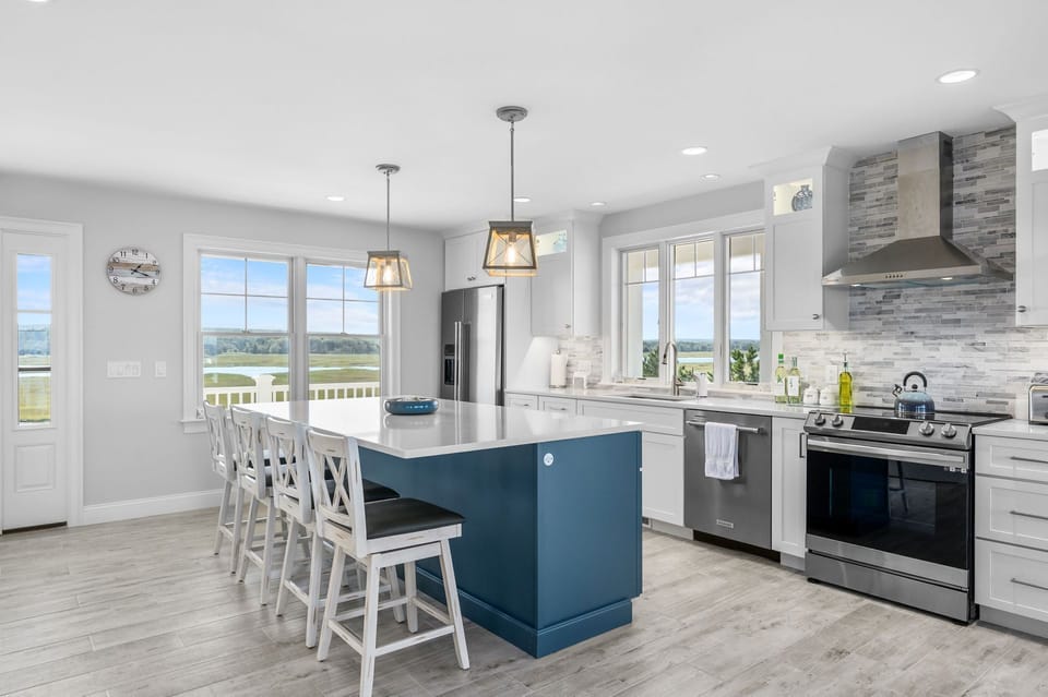 Open concept kitchen