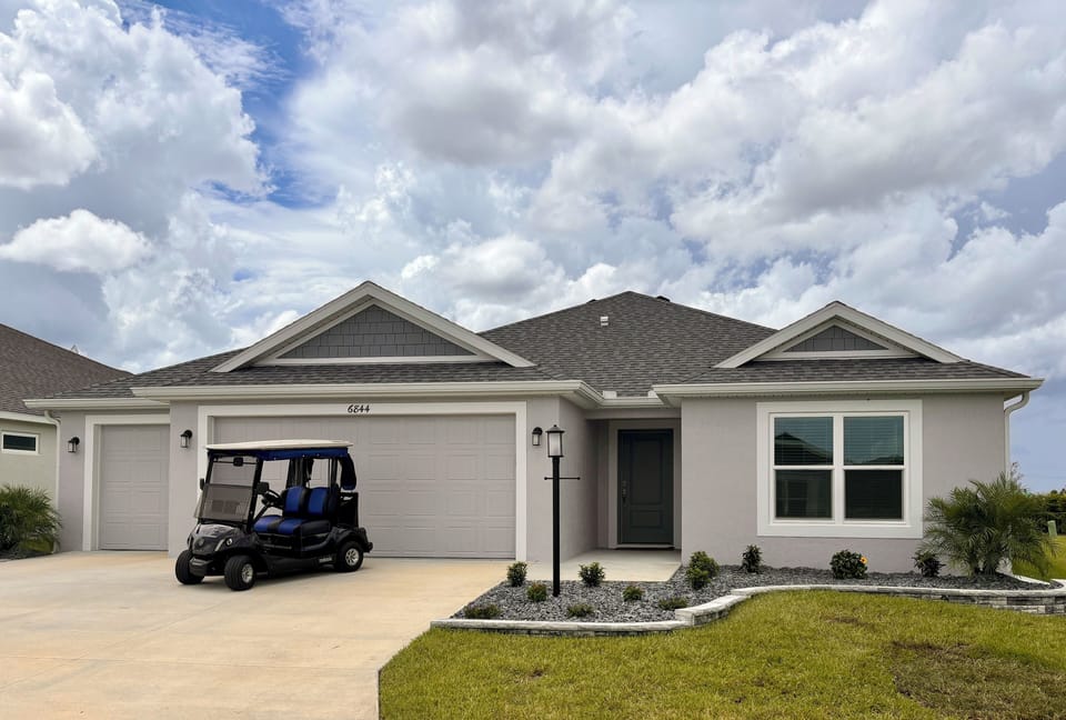 Front View with Golf Cart