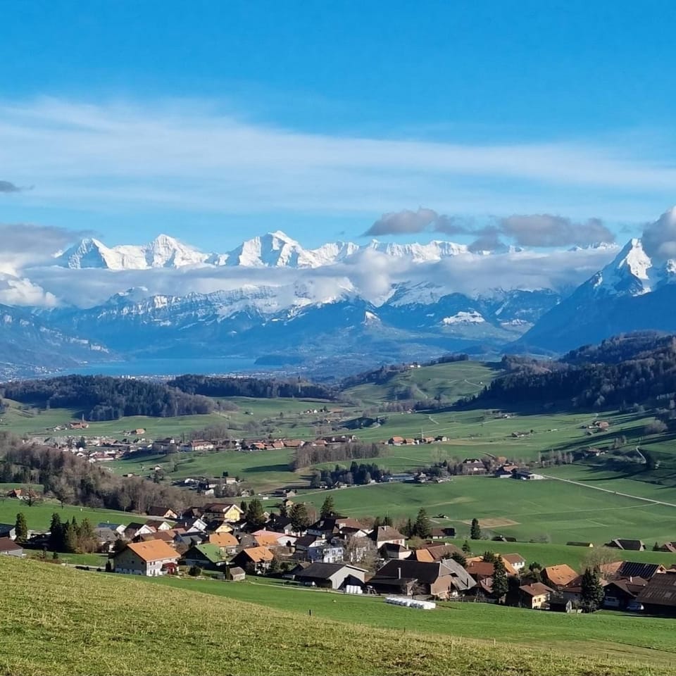 The impressive and beautiful Swiss mountains