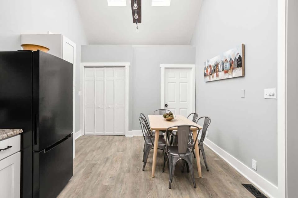 Gather around our spacious six-seater dining table for a delightful dining experience, perfect for shared meals and memorable moments.