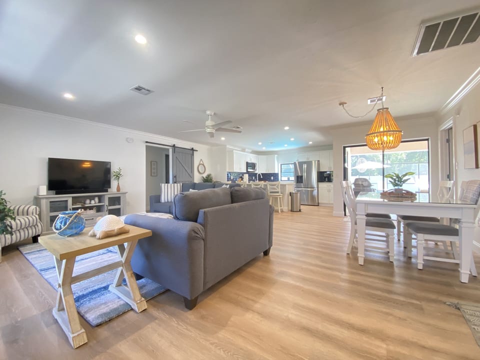 Relax in this light and bright living space