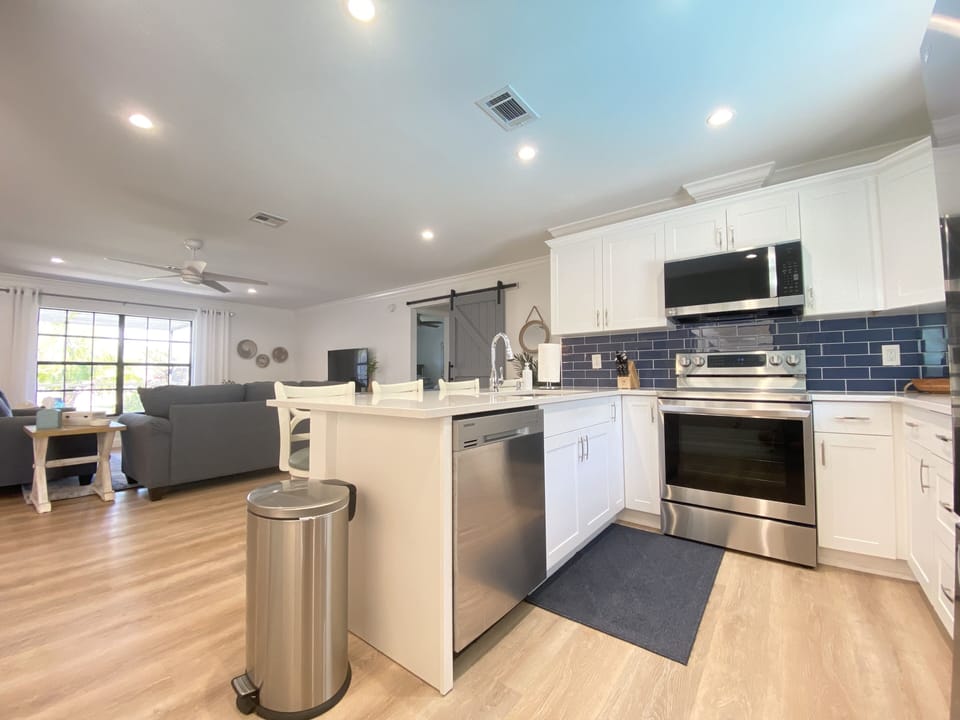Enjoy open concept living