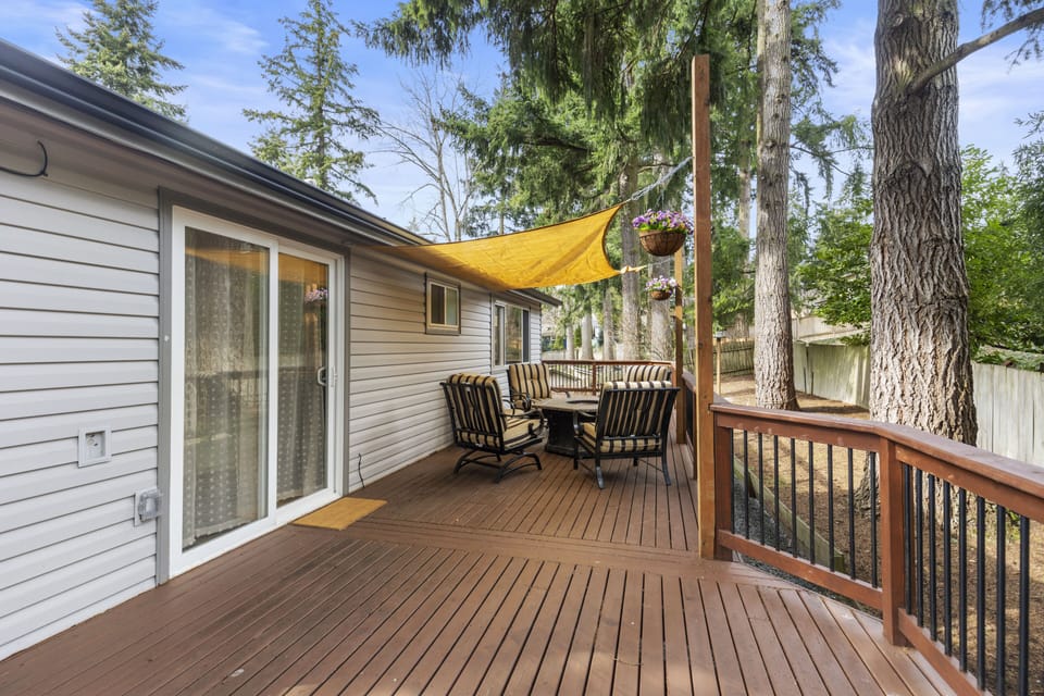 balcony with outdoor furnitures