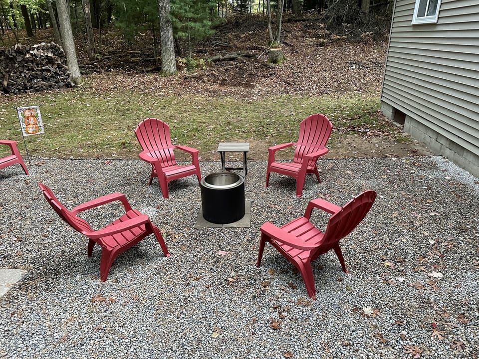 Fire pit area