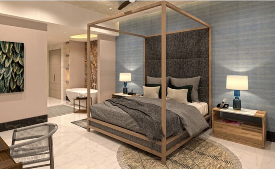 Your luxury king-size bedroom