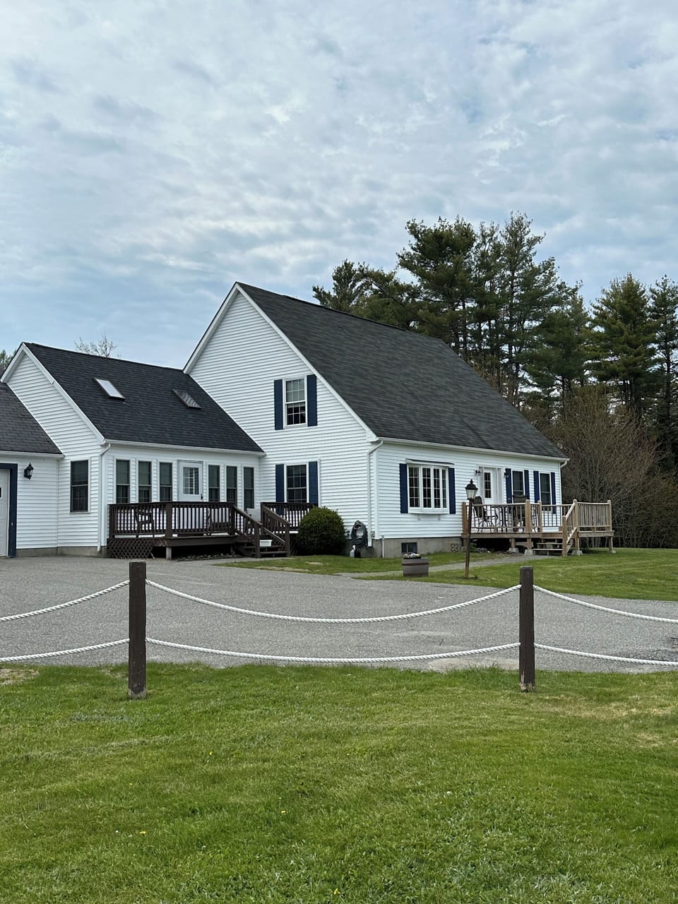 House side view of front