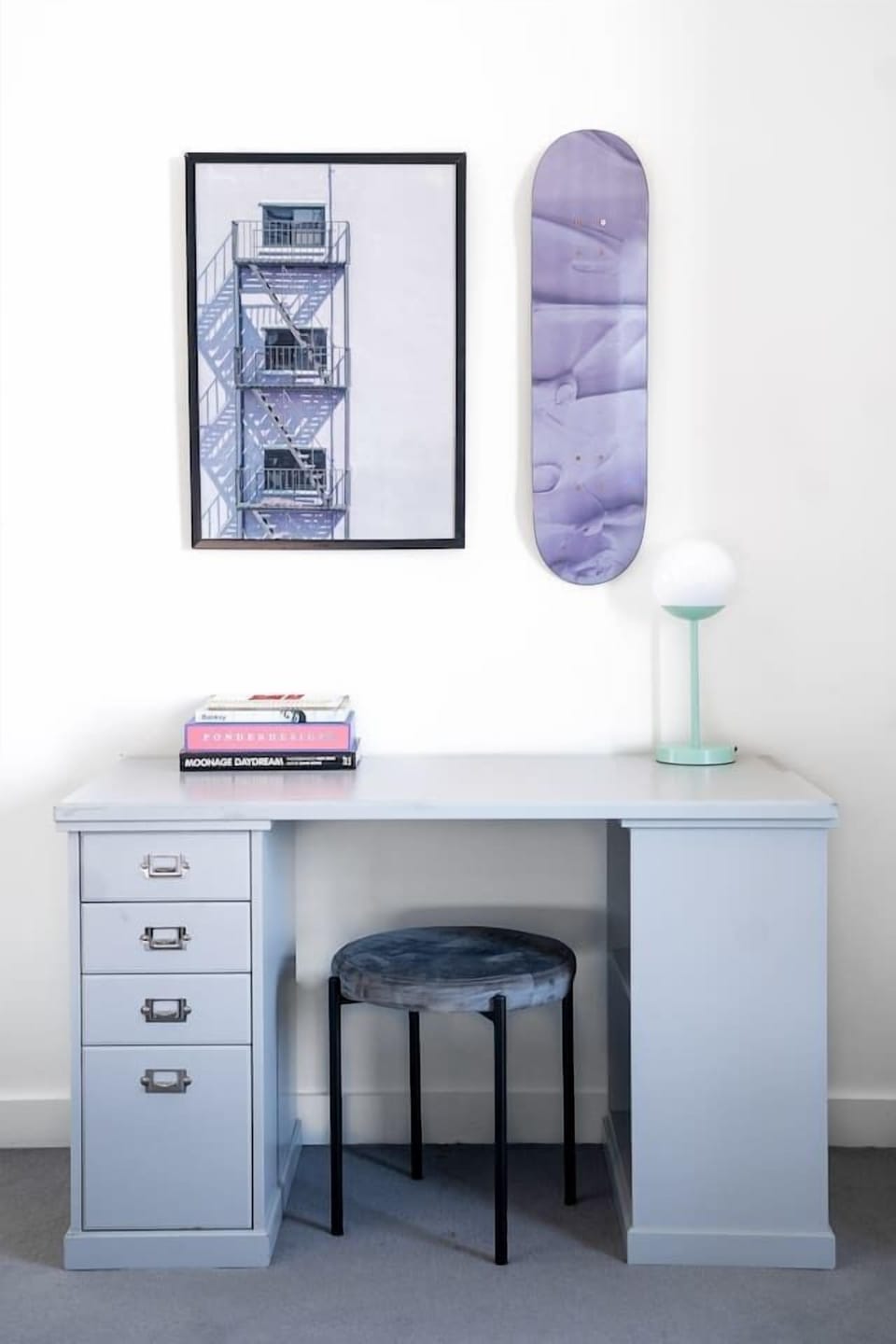 Work from home with a dedicated workspace in the primary bedroom.
