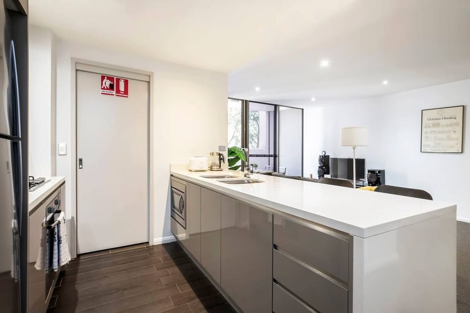 Whip up a delicious meal in the high-end centrepiece kitchen. It is fully equipped with stainless steel appliances and a pantry full of stocked items.