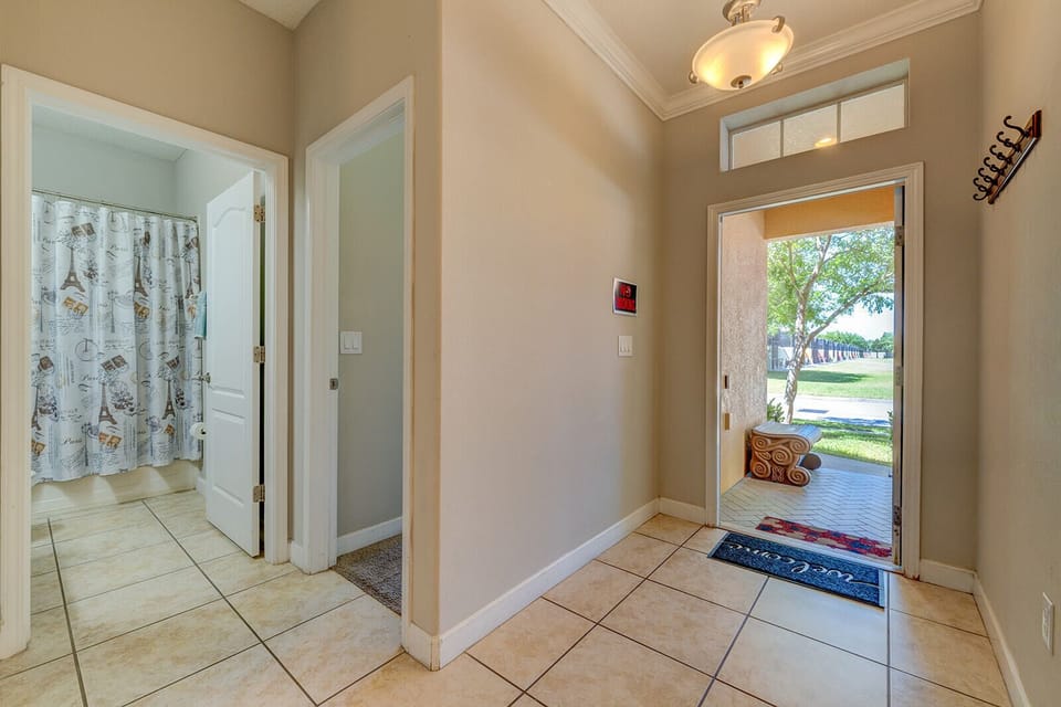 First Floor King Bedroom and Bathroom