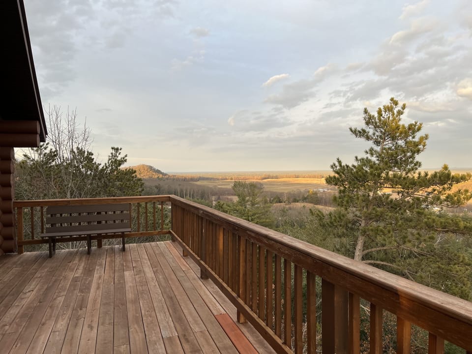 View from back deck
