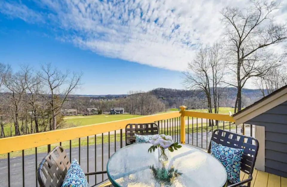 Balcony | Access From Living Room | Mountain & Golf Course Views