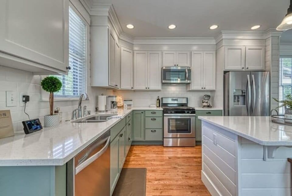 Kitchen off the entry