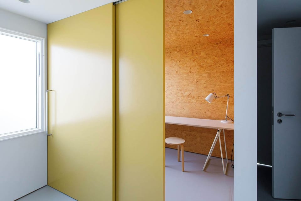 The Pod is a great work space or perfect place to unroll your yoga mat.