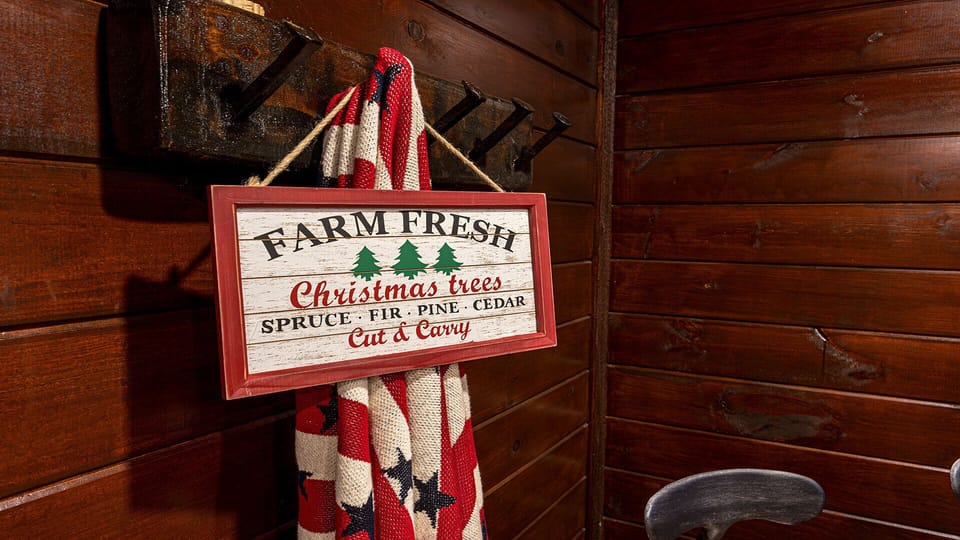Cabin Rental Decor For Christmas