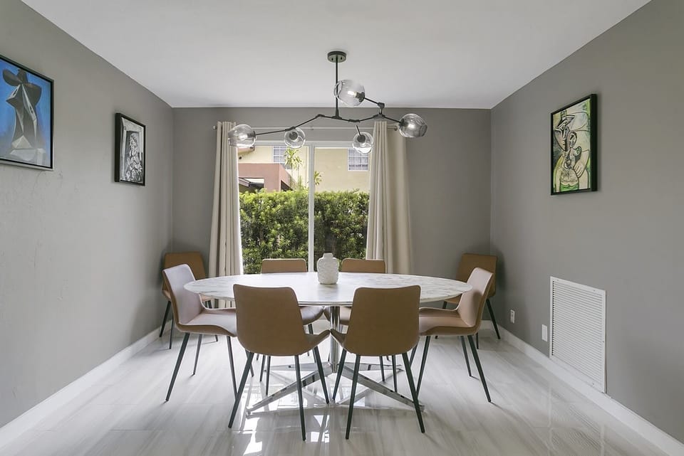 dining with seating for 8