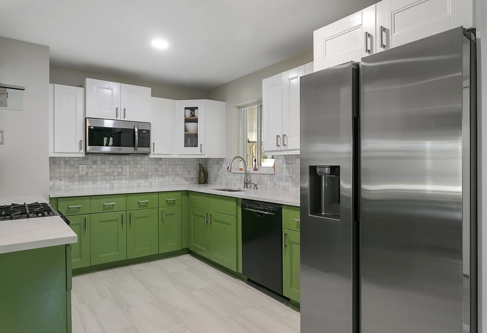 newly renovated kitchen