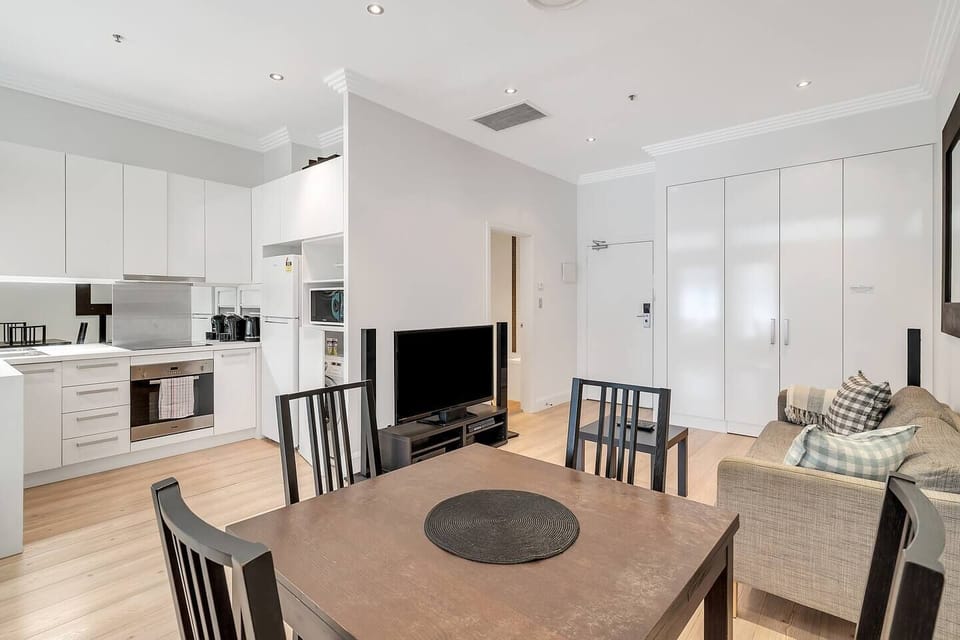 Share a meal at the four-person dining table or make use of the Wi-Fi and use this space to work from home.  
