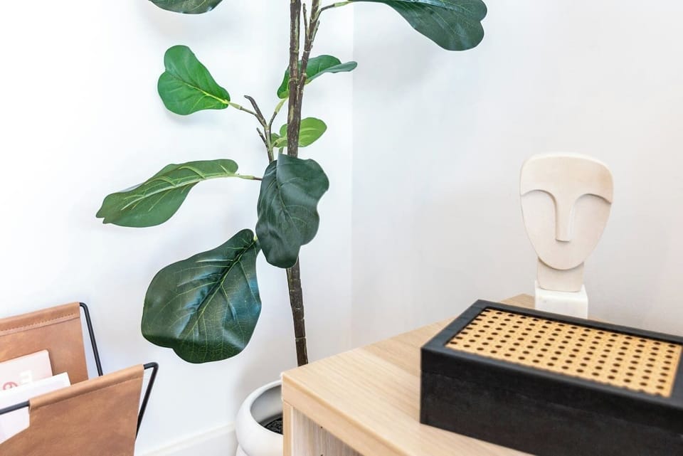 Lovingly decorated with stylish details creates the feel of a home away from home and an inviting space to spend your time.