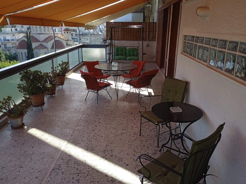 Large balcony to relax after a walking day.