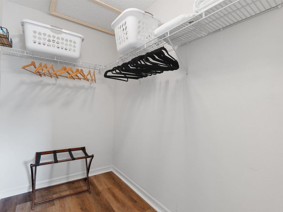 Primary closet