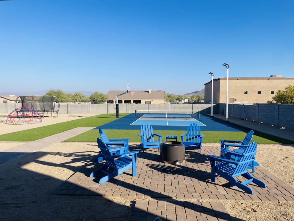 Fire pit area
