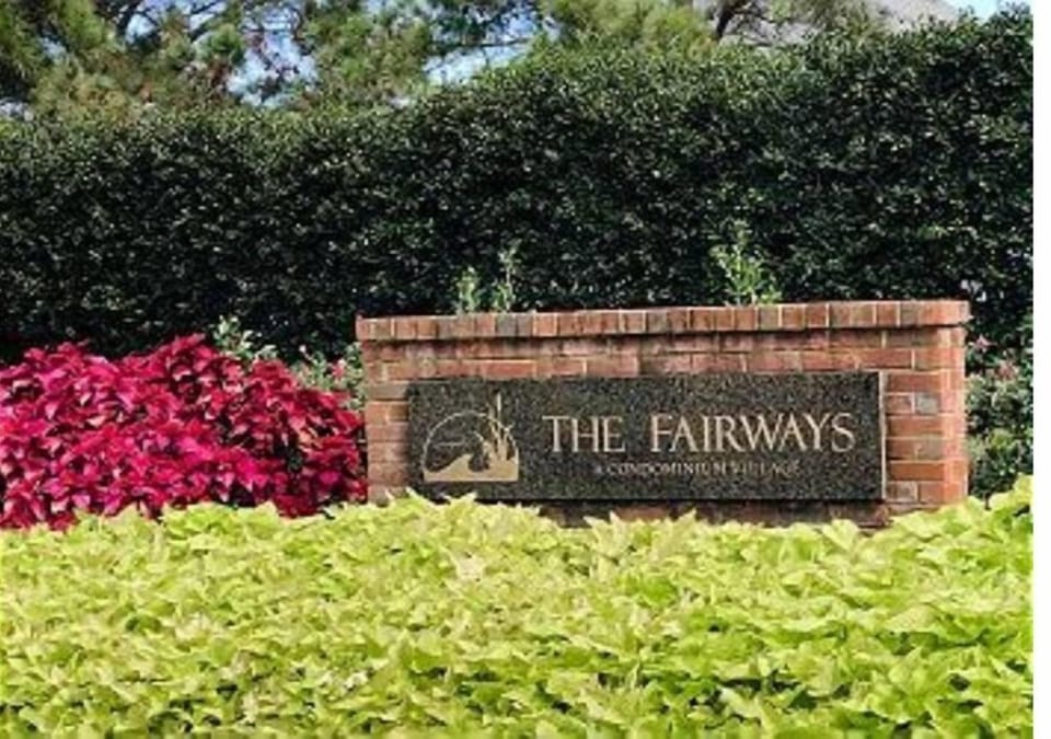Condo neighborhood entrance
