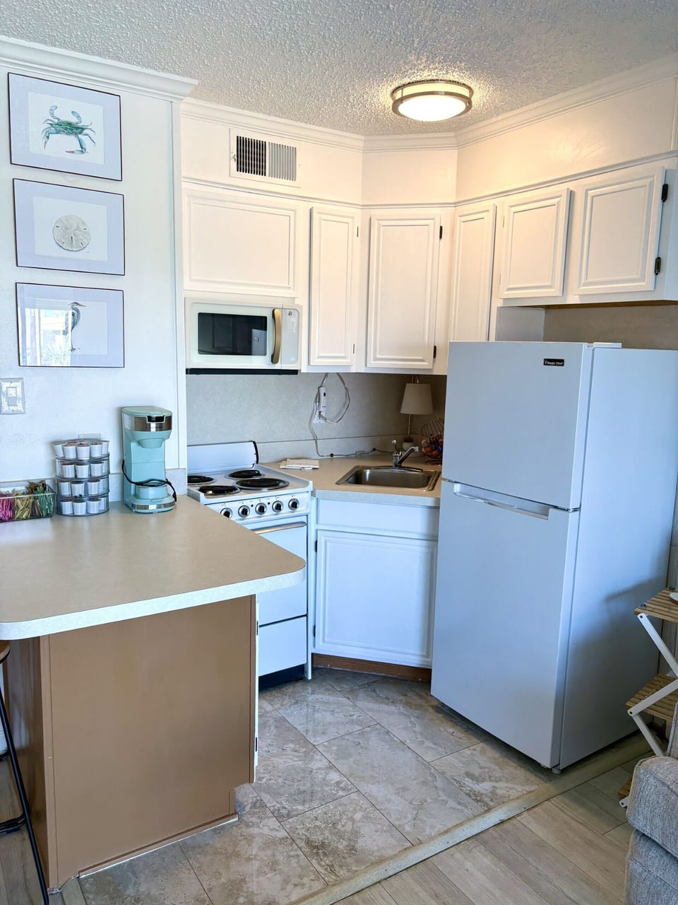 Condiments and coffee are provided by the owner for your convenience