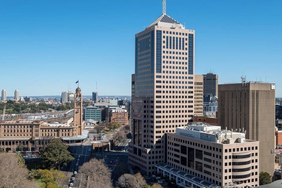 Perched on the 23rd floor, enjoy views of the city lights over Haymarket and the surrounding areas