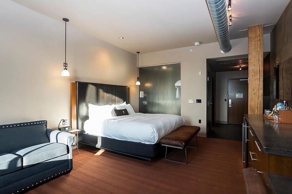 Bedroom. Interior and views may vary based on location and availability.