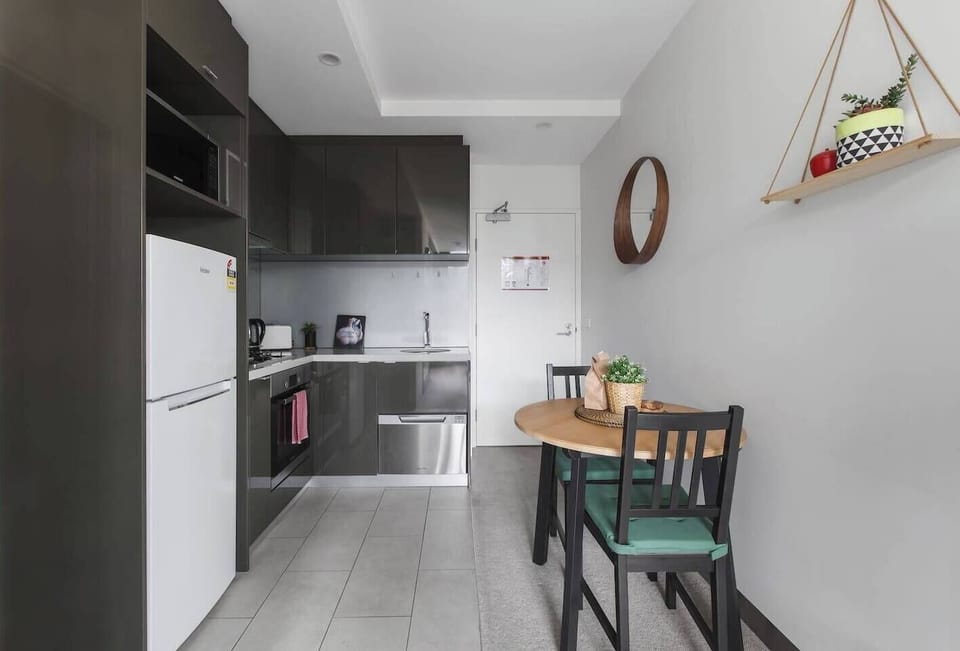 Enjoy home-cooked meals on the dining table or use this space to set up a laptop and work