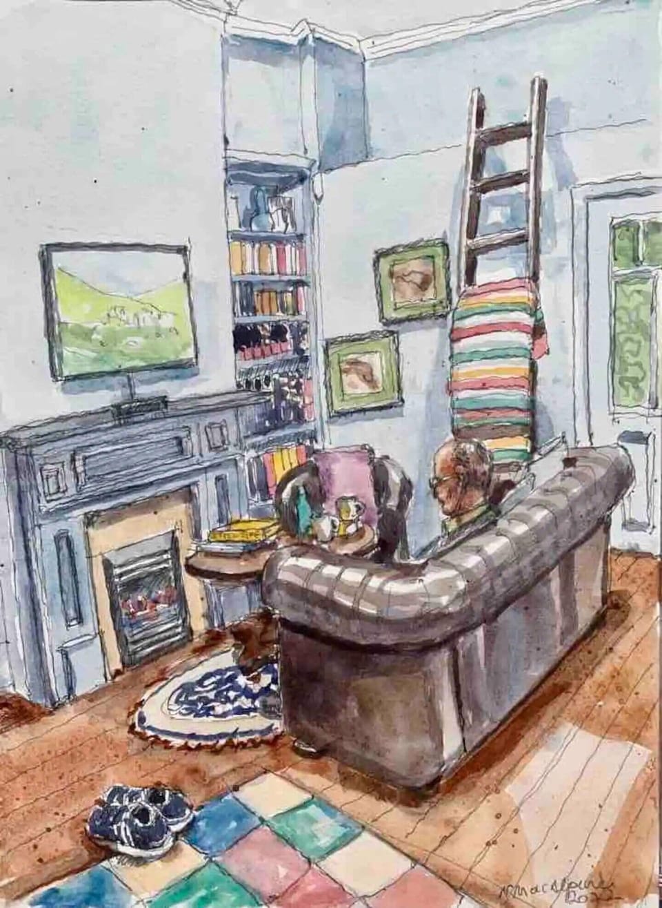 sketch is from a previous guest Nancy MacAlpine.Email-nancymacalpine@outlook.com