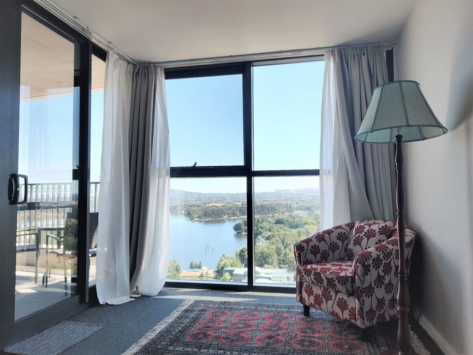Our cosy lounge room invites you to kick back and relax while taking in breathtaking views.