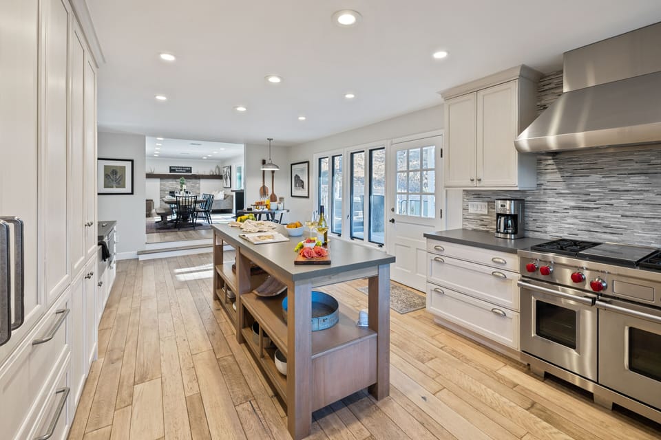 Fully equipped kitchen has everything you need for at-home meals and snacks.