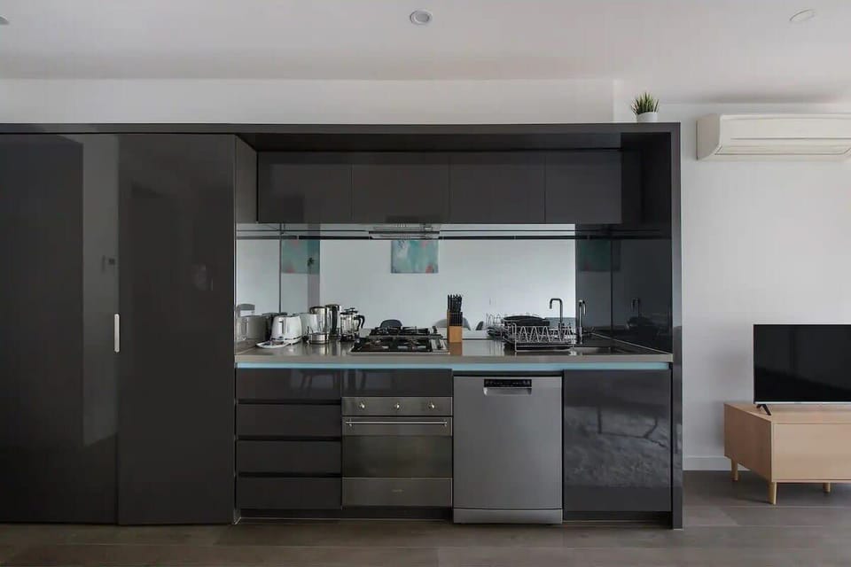 A kitchen.