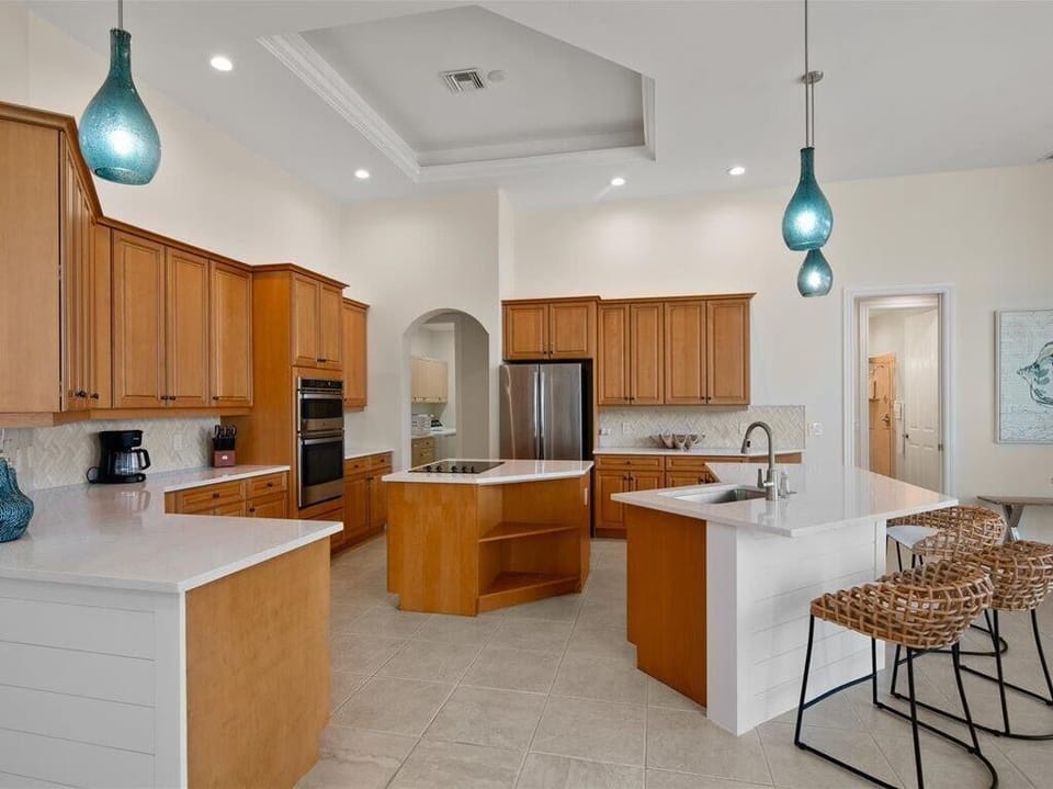 Spacious Kitchen with Quartz Counters