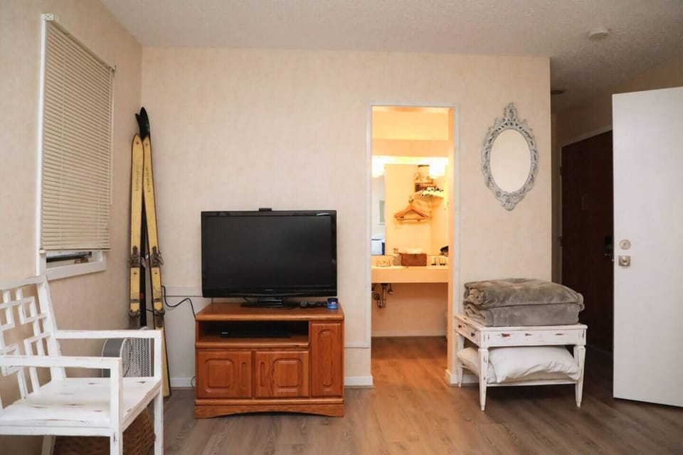 Double, full size beds with private, full bath stocked with basic toiletries.