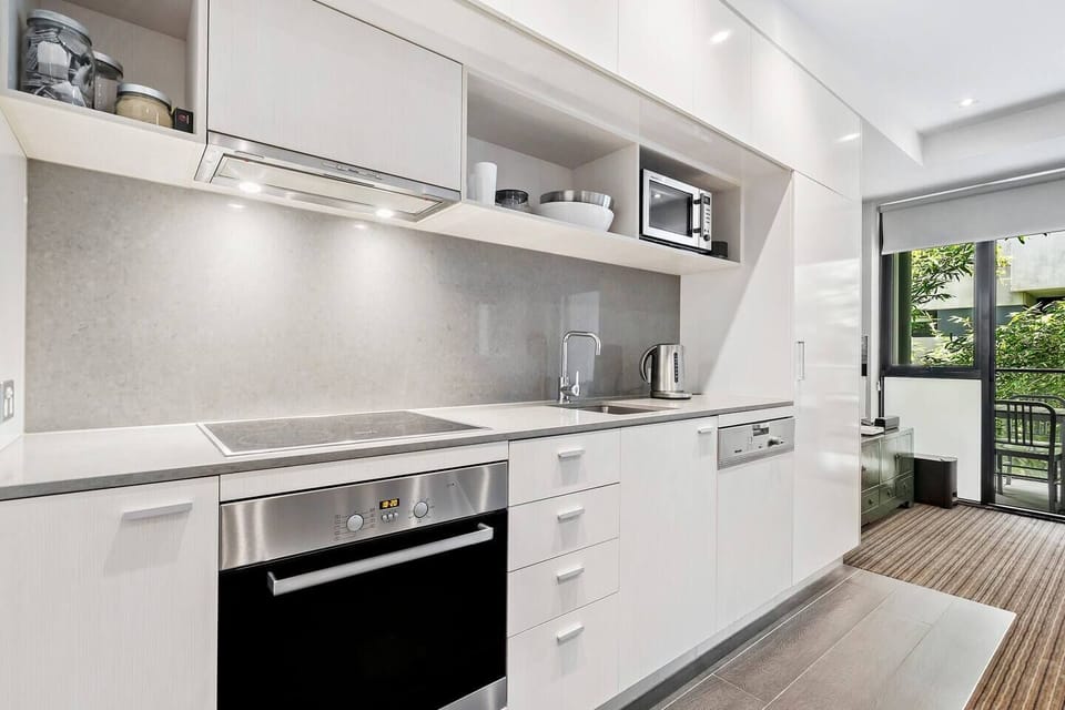 Cook up a storm in the fully-equipped kitchen, including an induction cooktop and dishwasher.