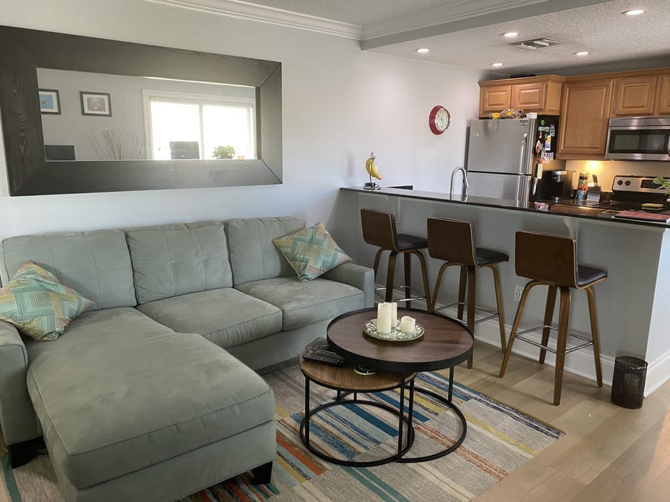 Modern mid-century vibe