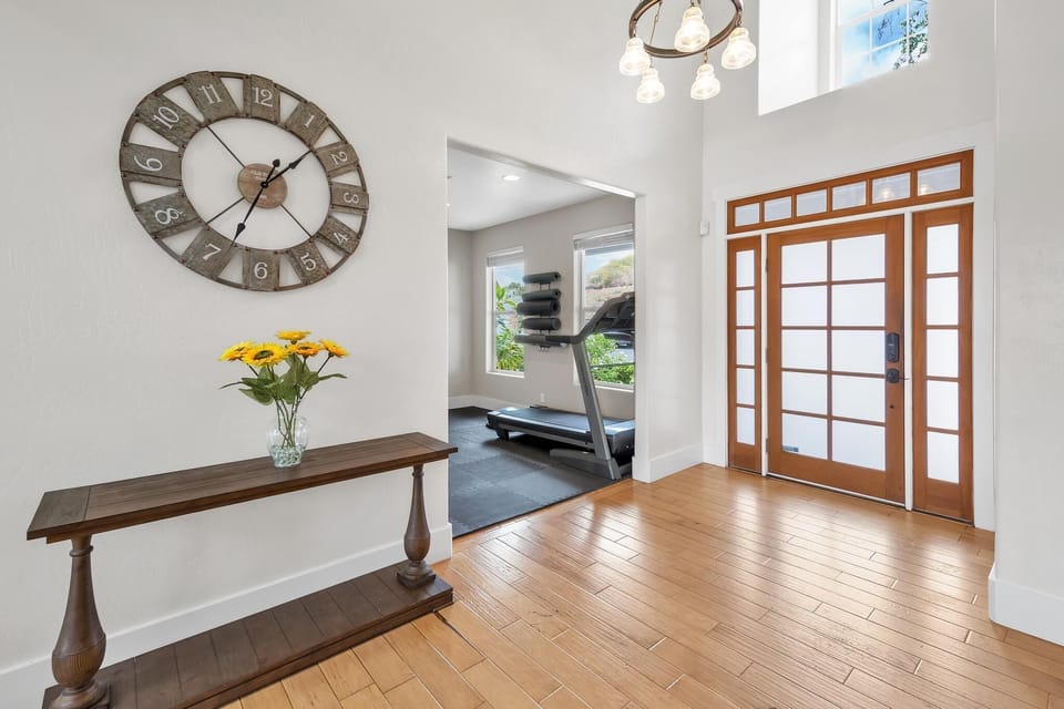 Step inside and feel at home! The bright, inviting entryway sets the tone for a cozy and memorable stay.