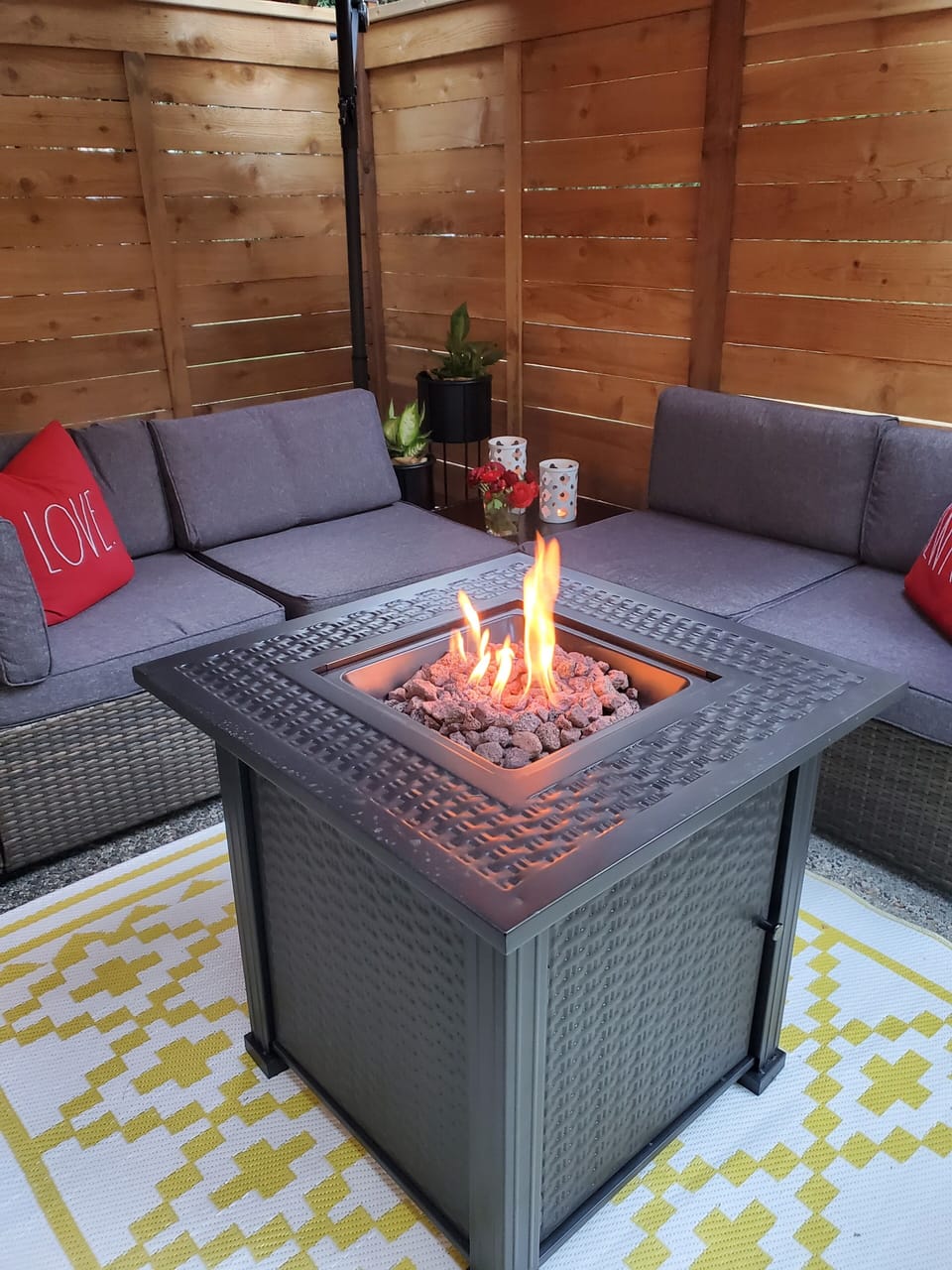 Private patio