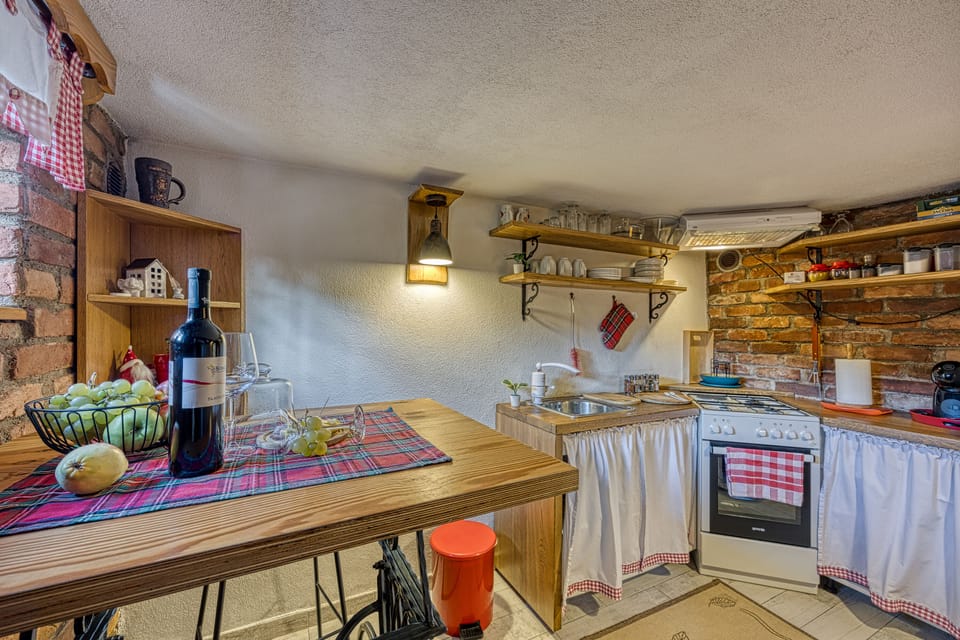 Kitchen and dining area
