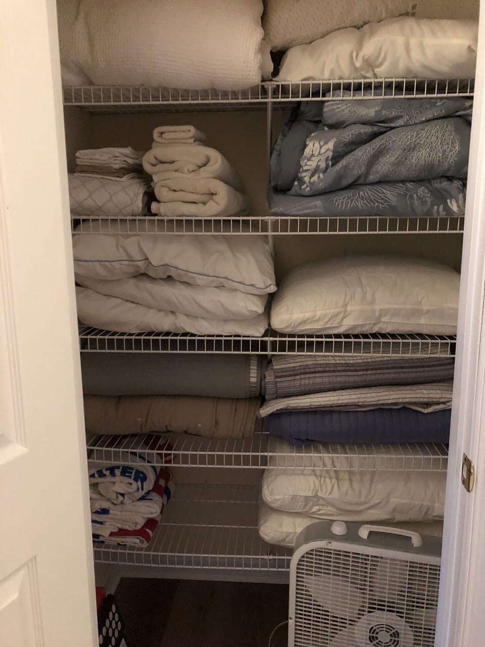 Upstairs Linen Closet