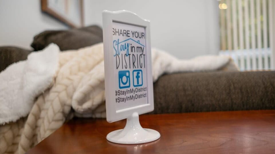 #StayinMyDistrict #BookDirect #EntireHome