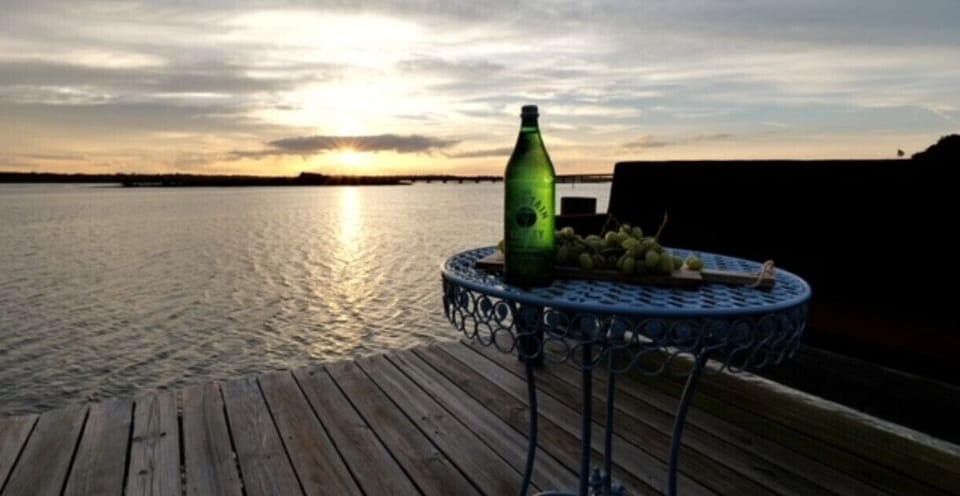 Sunset on the dock...