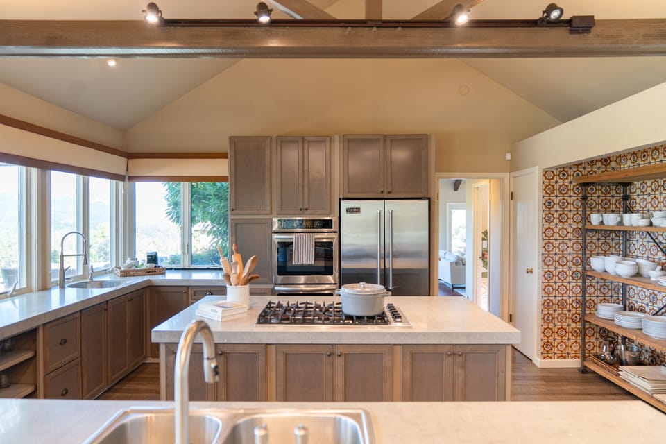 Fully-equipped kitchen.