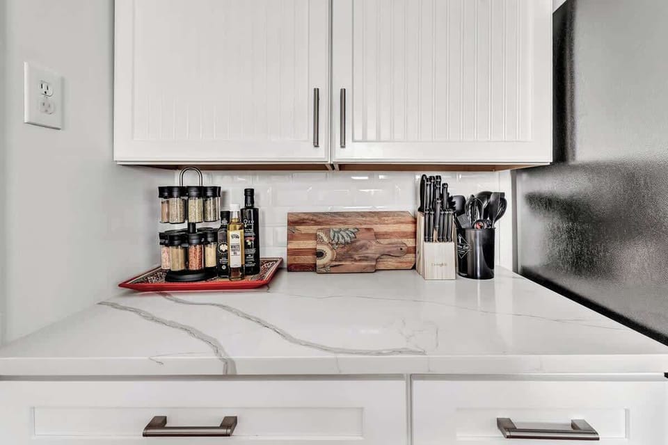 Fully stocked kitchen