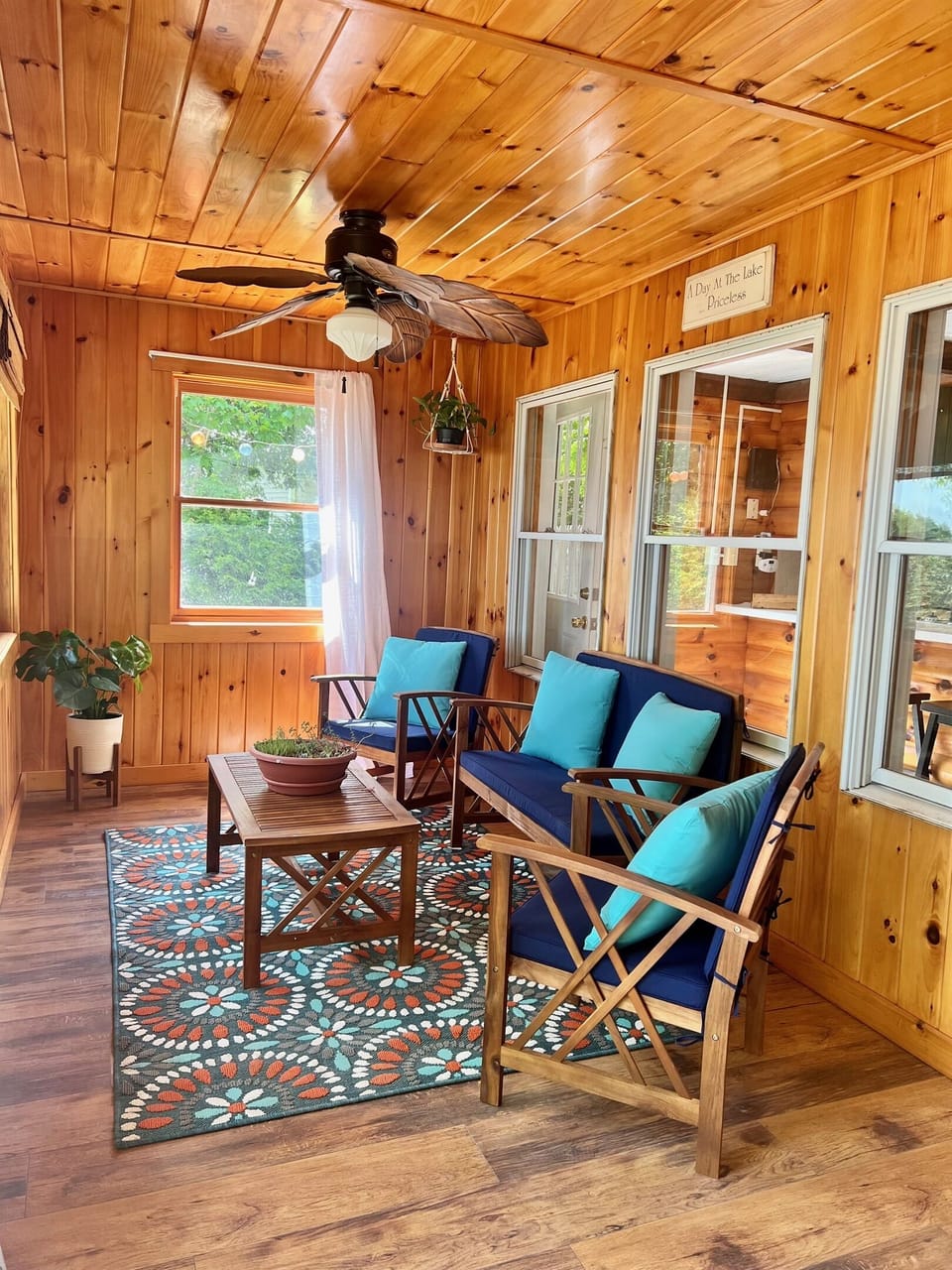 enjoy amazing views from the sunroom