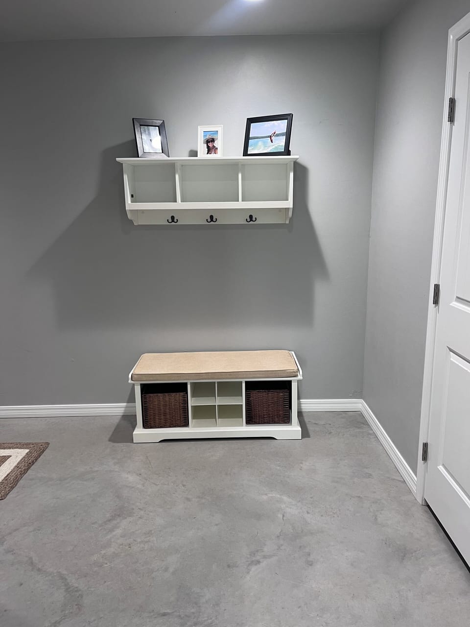 Hall tree for additional storage