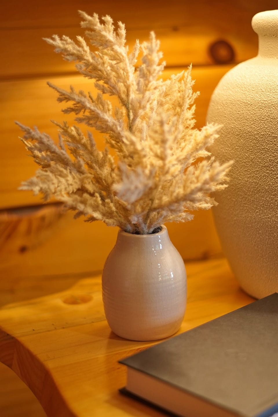 Thoughtful touches in the master bedroom create a warm and inviting retreat.